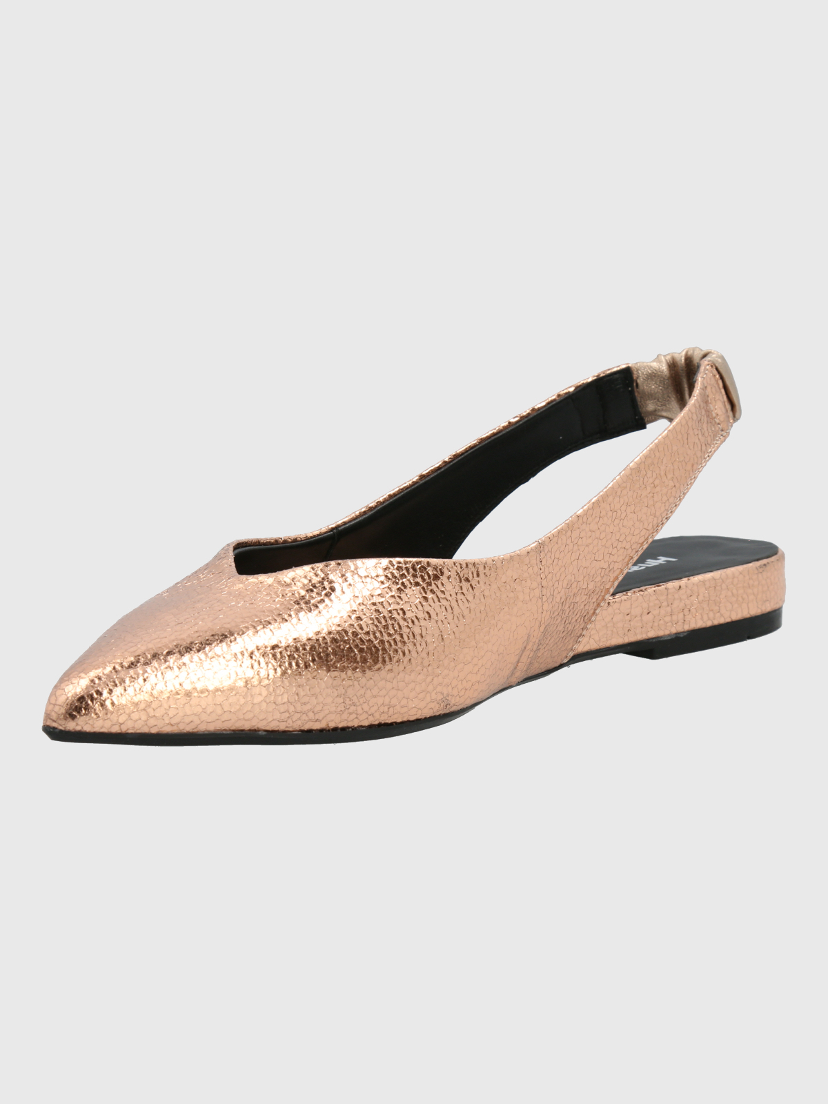 BALLERINA MUJER CUERO CARMIN METALIZADA HUSH PUPPIES - 5