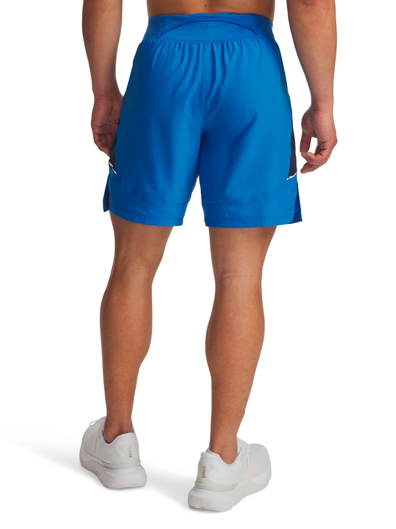 SHORT RUNNING  HOMBRE LAUNCH ELITE 2-IN-1 7'' AZUL UA - 2