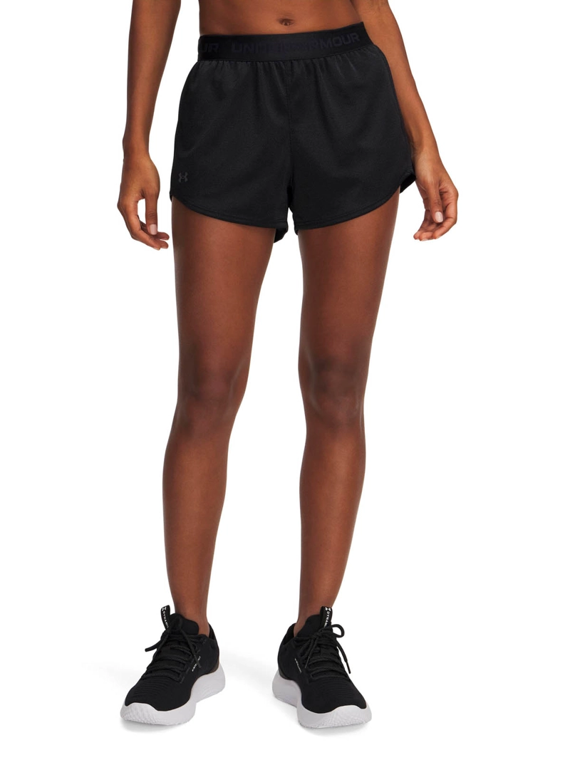 SHORT TRAINING PARA MUJER TECH PLAY UP SHINE NEGRO UA - 1
