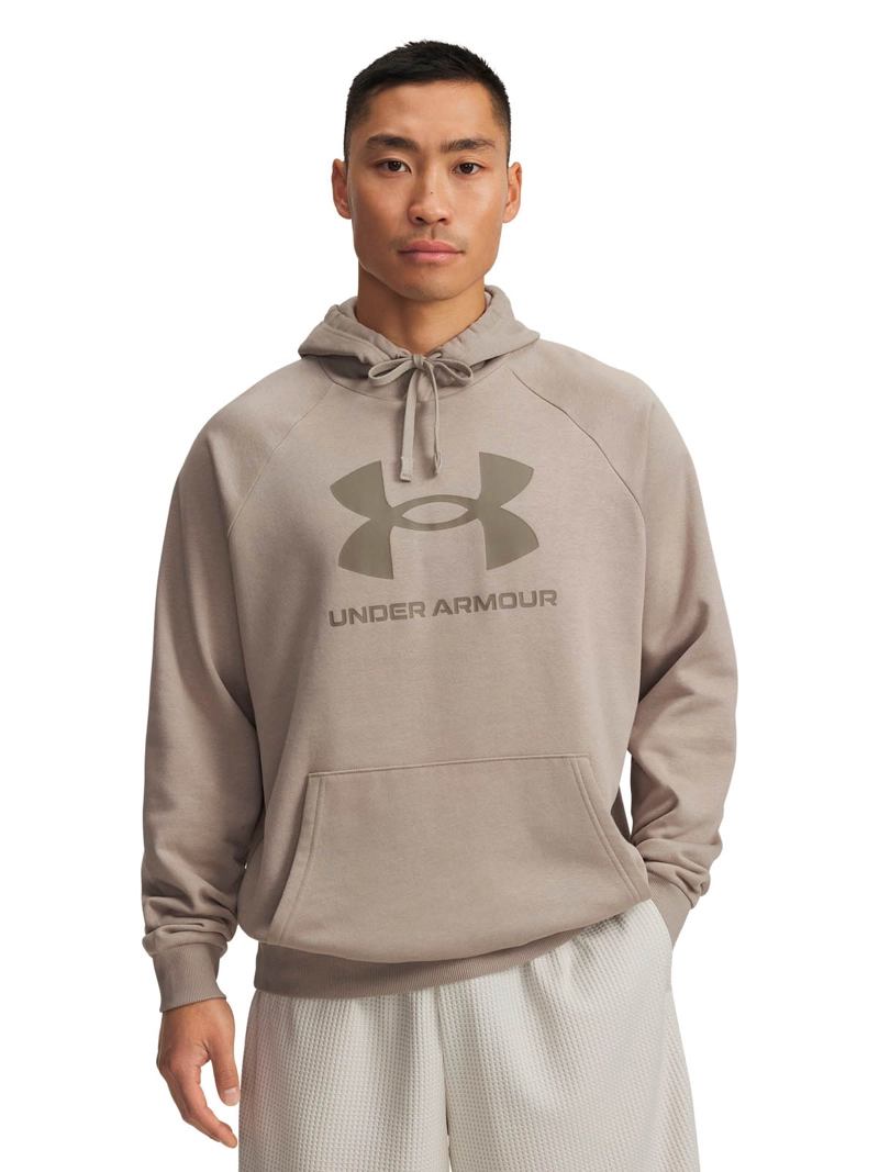 POLERON LIFESTYLE PARA HOMBRE RIVAL FLEECE LOGO CAFE  UA - 1