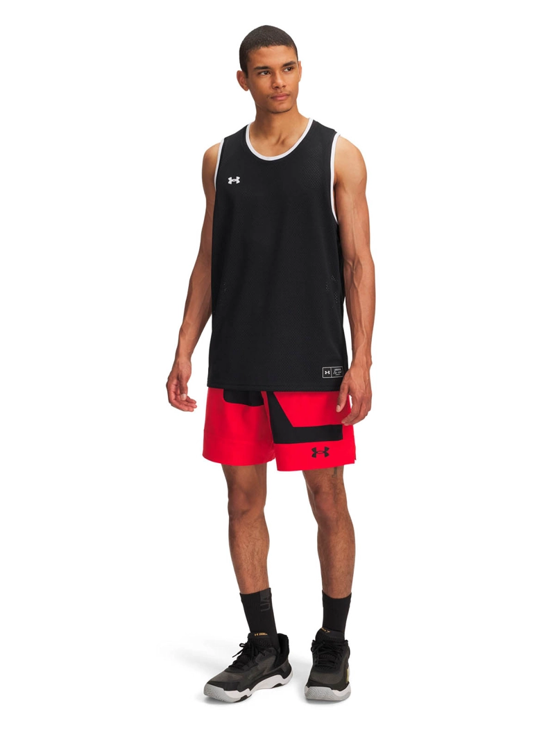 SHORT TRAINING PARA HOMBRE ZONE 7' ROJO UA - 4