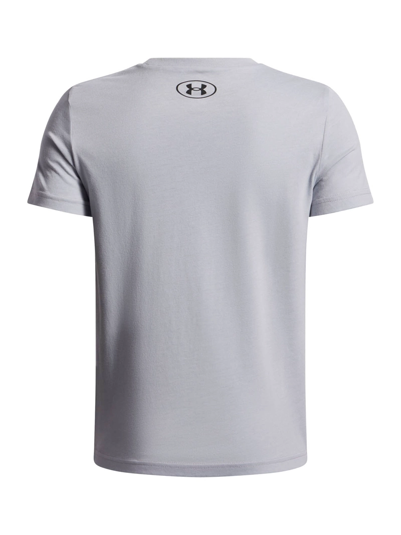 POLERA MANGA CORTA LIFESTYLE PARA NIÑO GL FOUNDATION GRIS  UA - 2