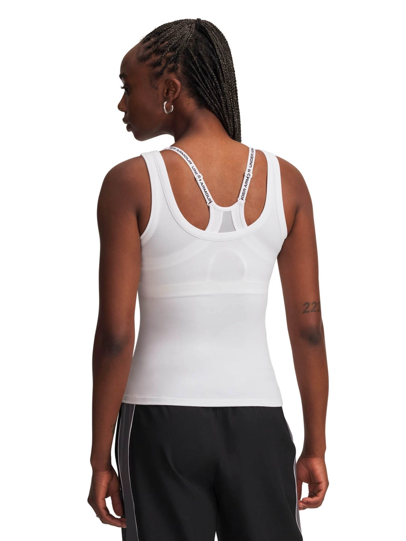 POLERA TANK DE TRAINING  MUJER MERIDIAN CORE BLANCO UA - 2