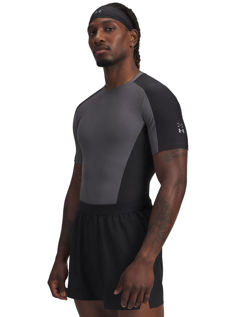 UNDER ARMOUR POLERA MANGA CORTA TRAINING PARA HOMBRE HALO GRIS UA