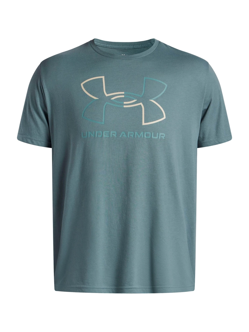 UNDER ARMOUR POLERA MANGA CORTA DE LIFESTYLE PARA HOMBRE FOUNDATION AZUL UA