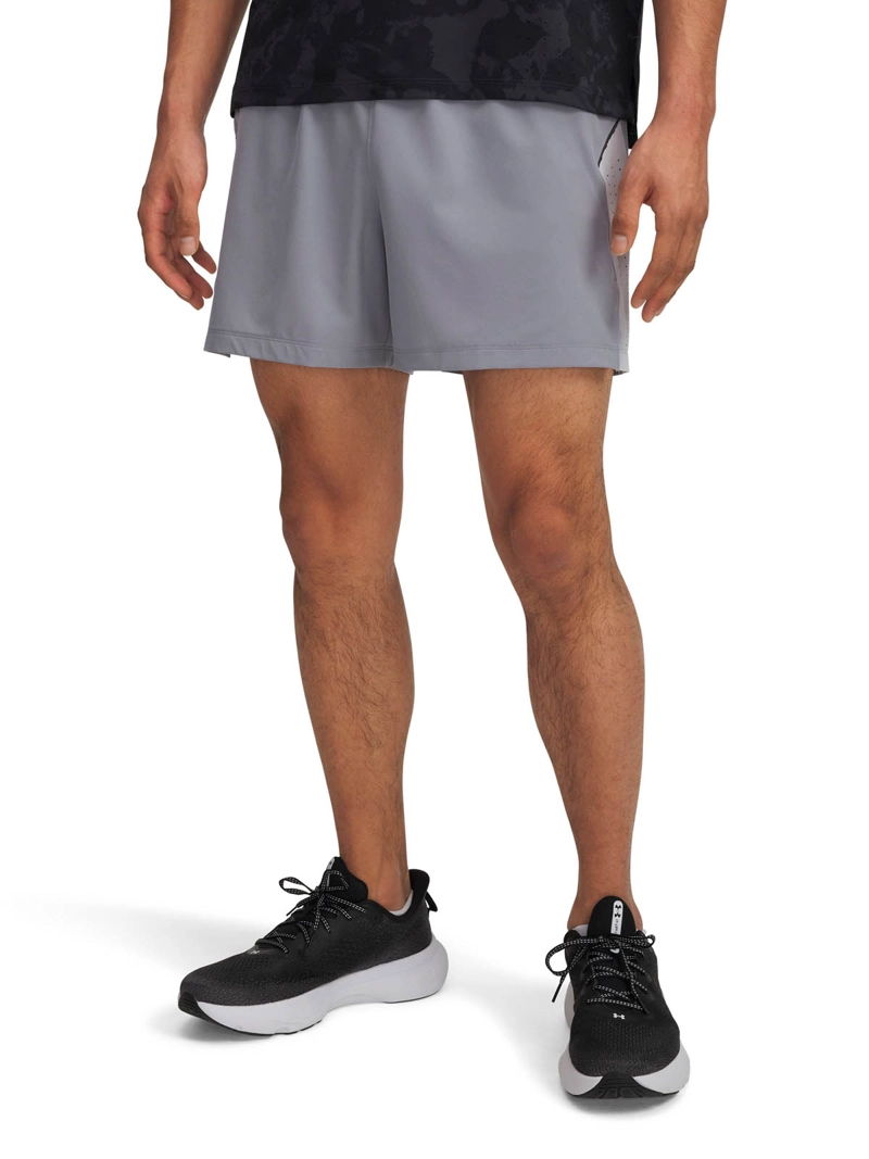SHORT RUNNING PARA MUJER LAUNCH PRO 3'' GRIS UA - 1