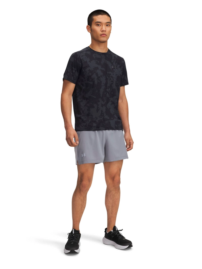 SHORT RUNNING PARA MUJER LAUNCH PRO 3'' GRIS UA - 4