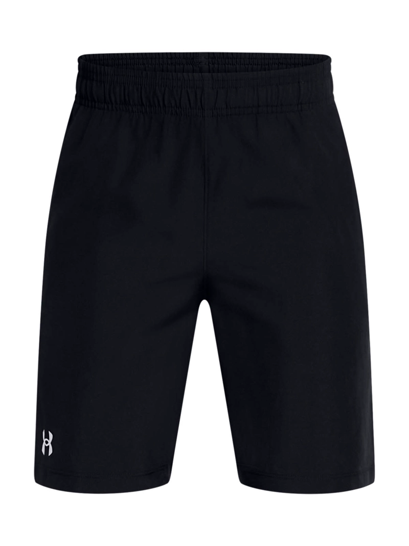SHORT TRAINING PARA NIÑO TEJIDO  NEGRO UA - 1