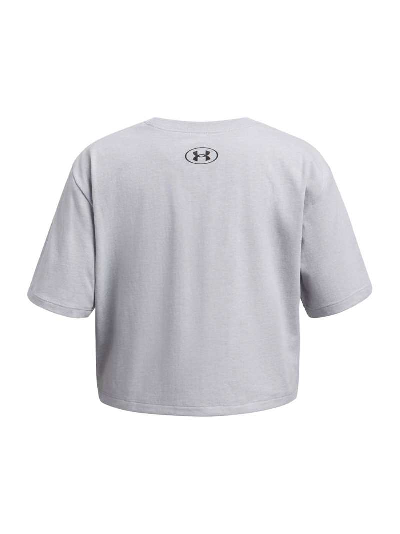 POLERA MANGA CORTA LIFESTYLE PARA NIÑA RIVAL GRIS UA - 2