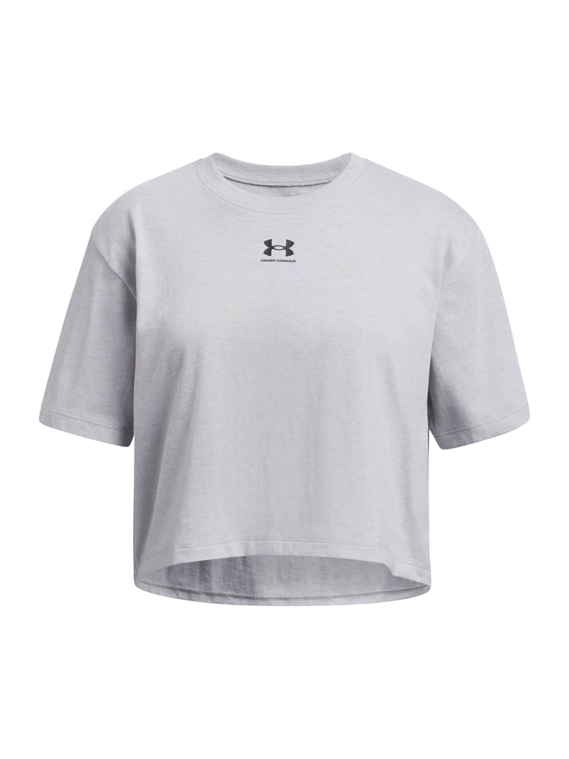 POLERA MANGA CORTA LIFESTYLE PARA NIÑA RIVAL GRIS UA - 4