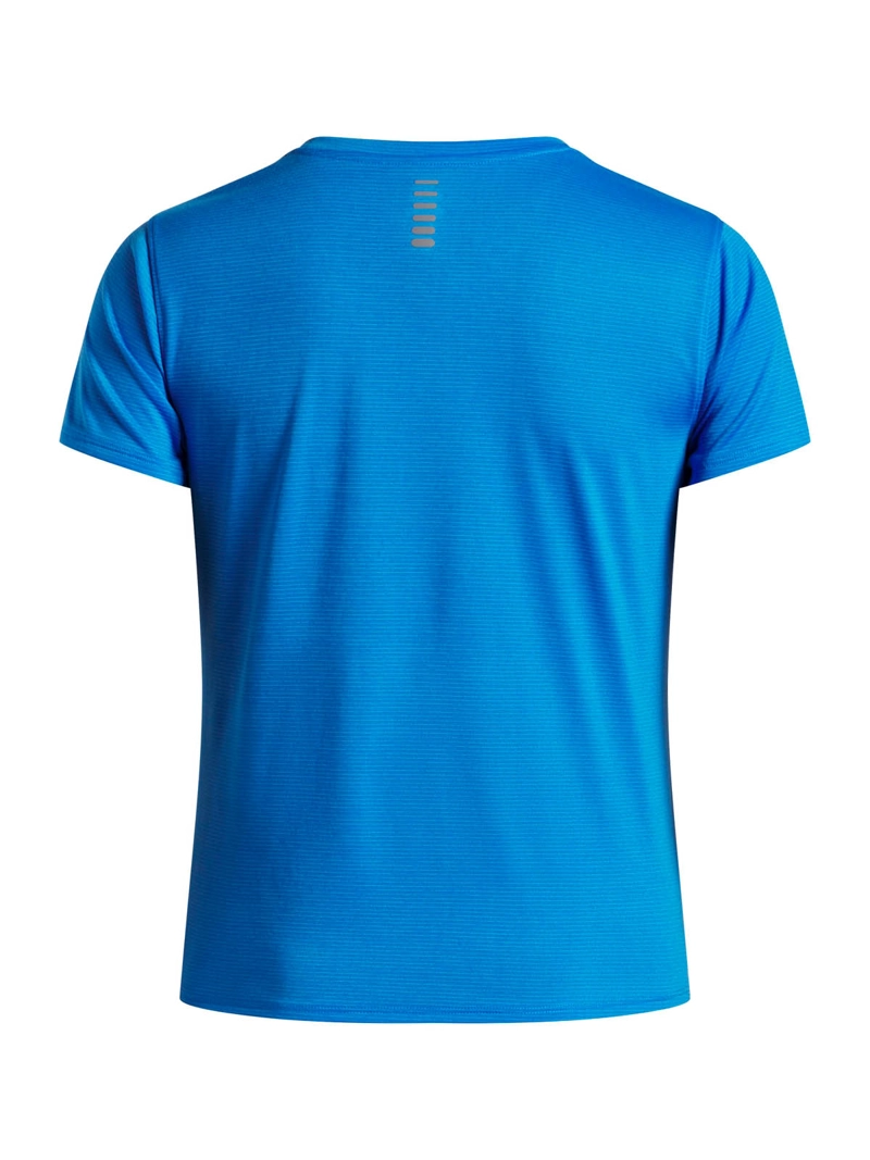 POLERA MANGA CORTA RUNNING PARA MUJER LAUNCH AZUL 
UA - 2