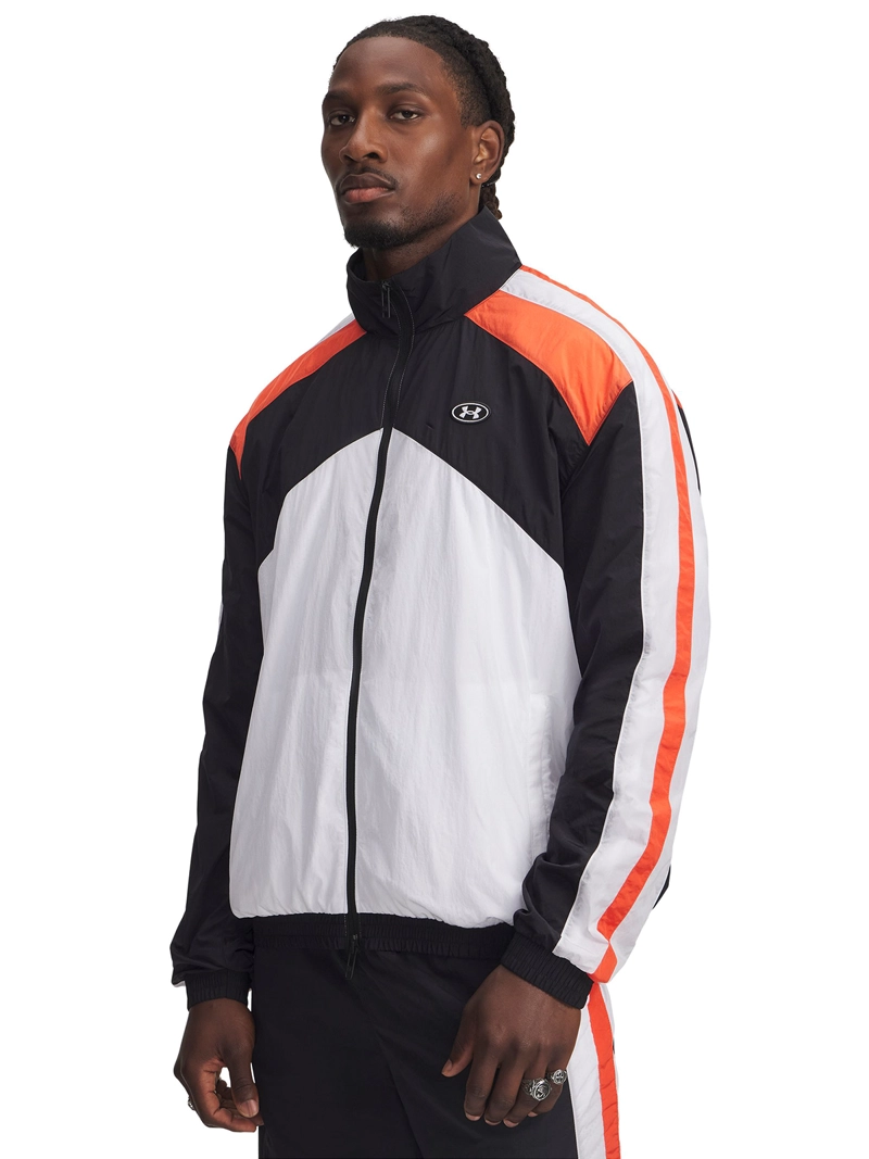 CHAQUETA LIFESTYLE HOMBRE  ICON WOVEN BLANCO  UA - 1