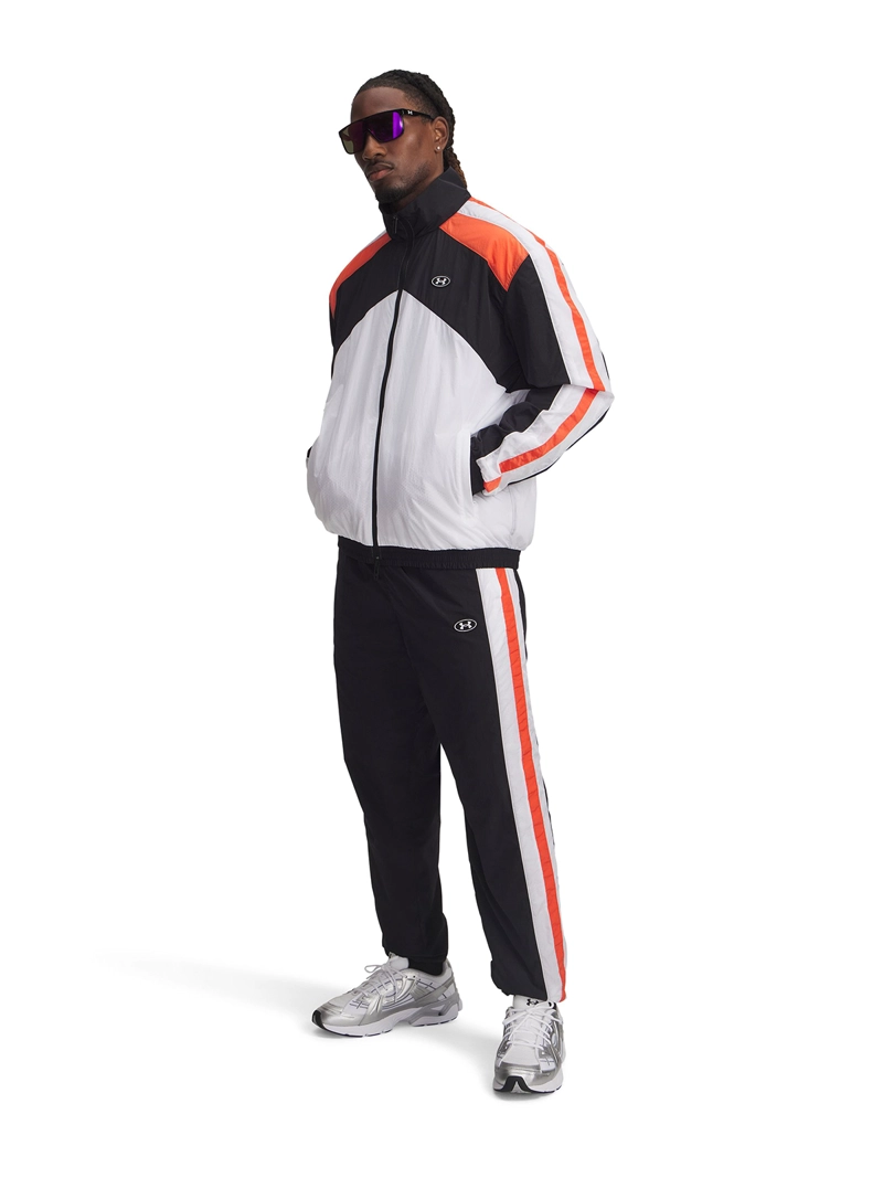 CHAQUETA LIFESTYLE HOMBRE  ICON WOVEN BLANCO  UA - 4
