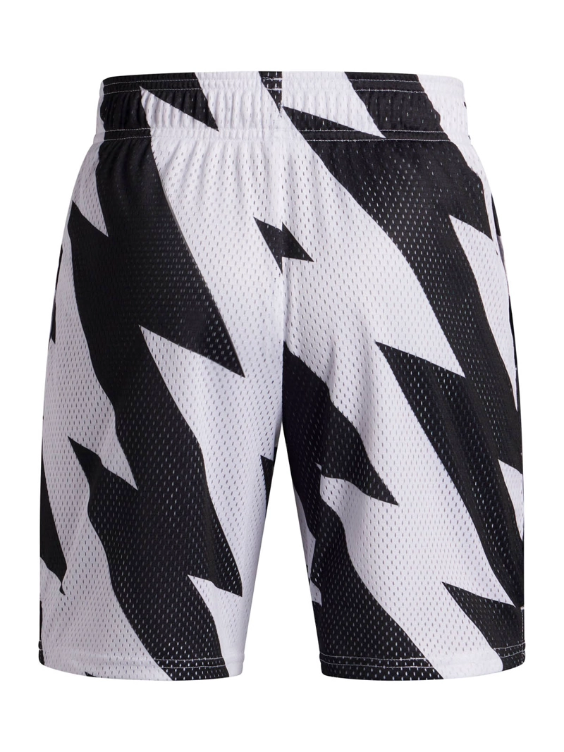 SHORT BASKETBALL PARA NIÑO CURRY SPLASH BLANCO UA - 2