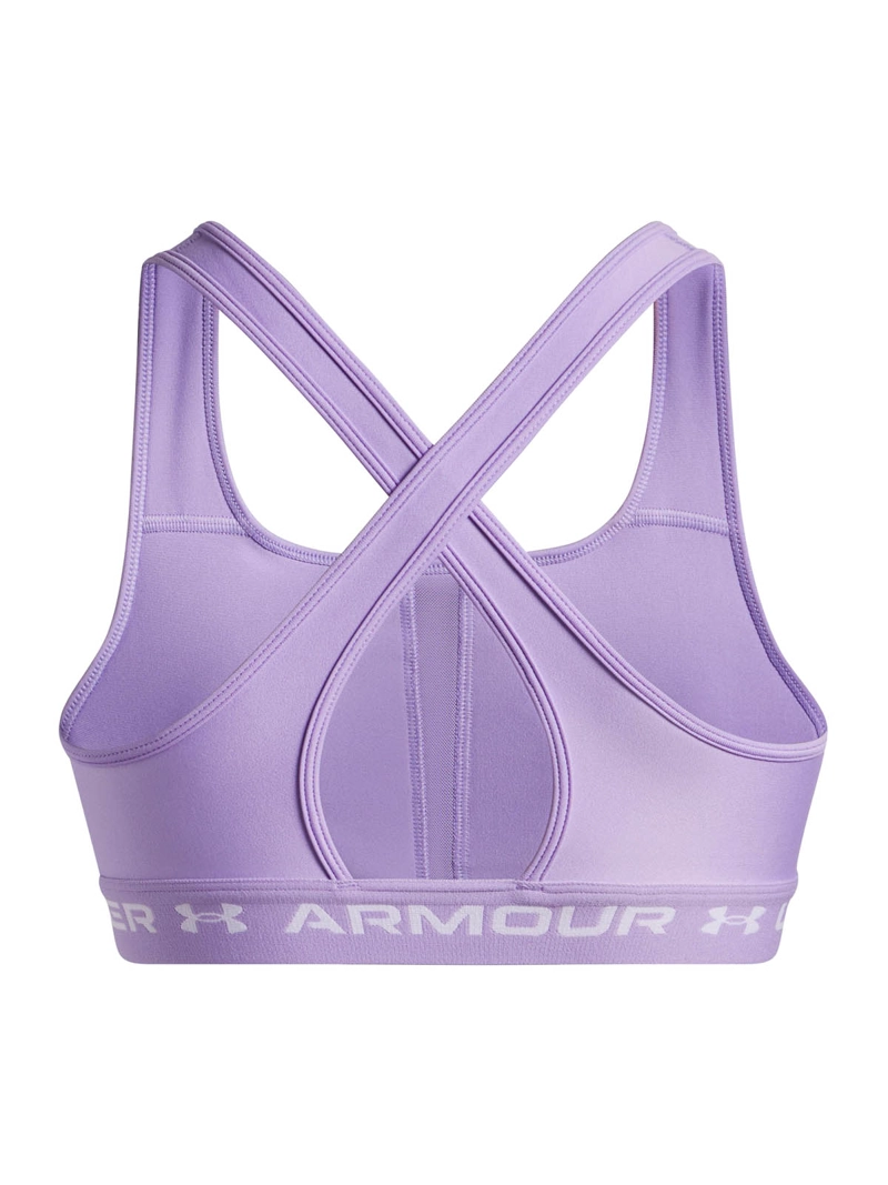 PETO TRAINING PARA MUJER CROSSBACK MID MORADO UA - 2