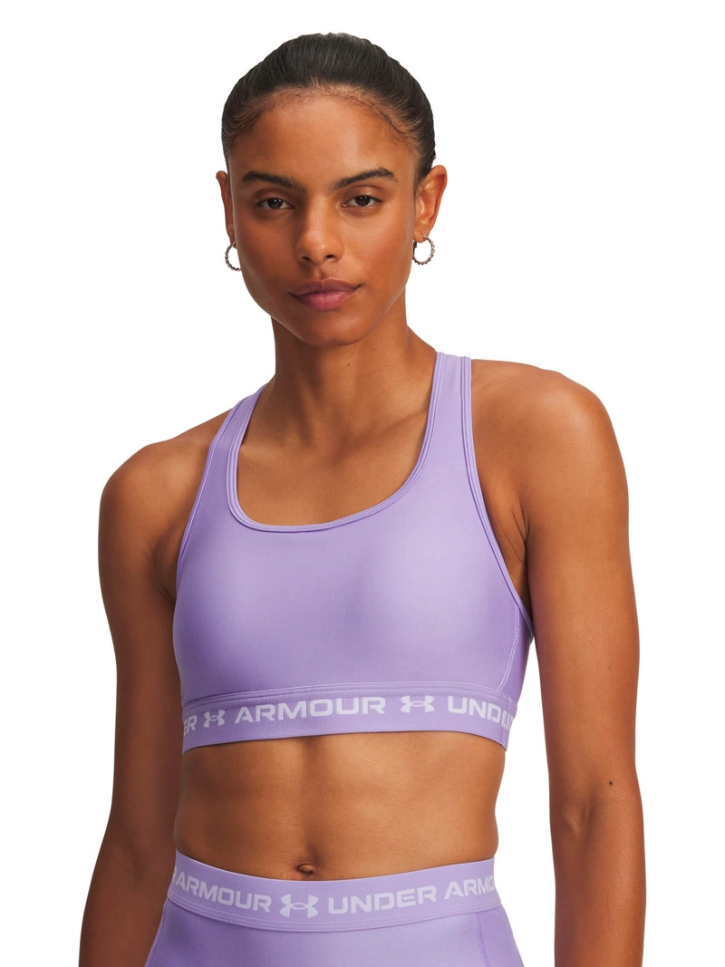 PETO TRAINING PARA MUJER CROSSBACK MID MORADO UA - 3