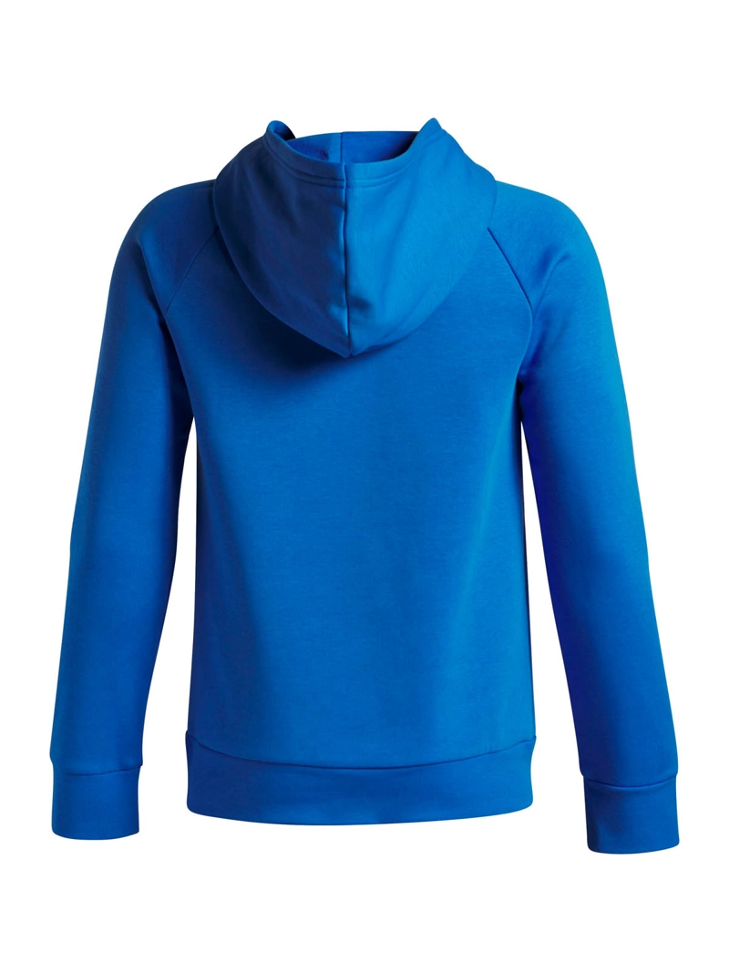 POLERON LIFESTYLE  NIÑO RIVAL FLEECE BIG LOGO AZUL UA - 2