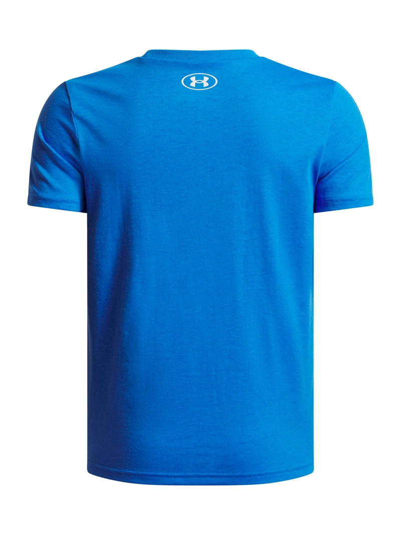 POLERA MANGA CORTA LIFESTYLE PARA NIÑO LEFT CHEST AZUL UA - 2