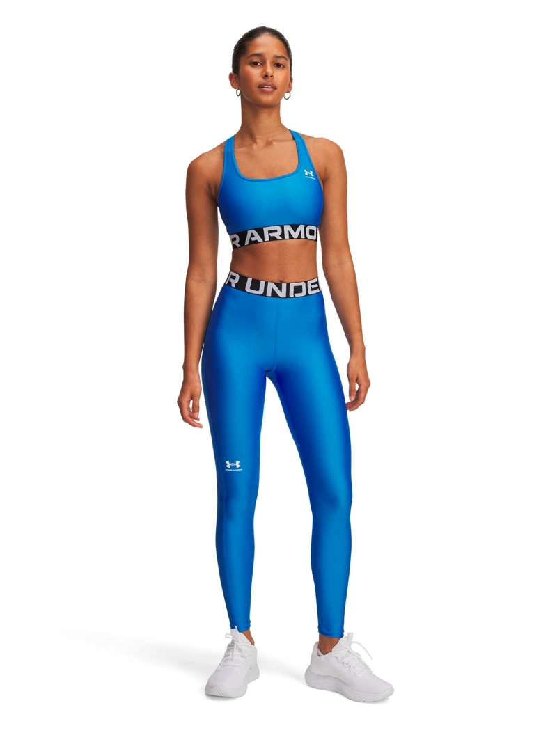 CALZAS TRAINING PARA MUJER HEATGEAR AZUL UA - 4
