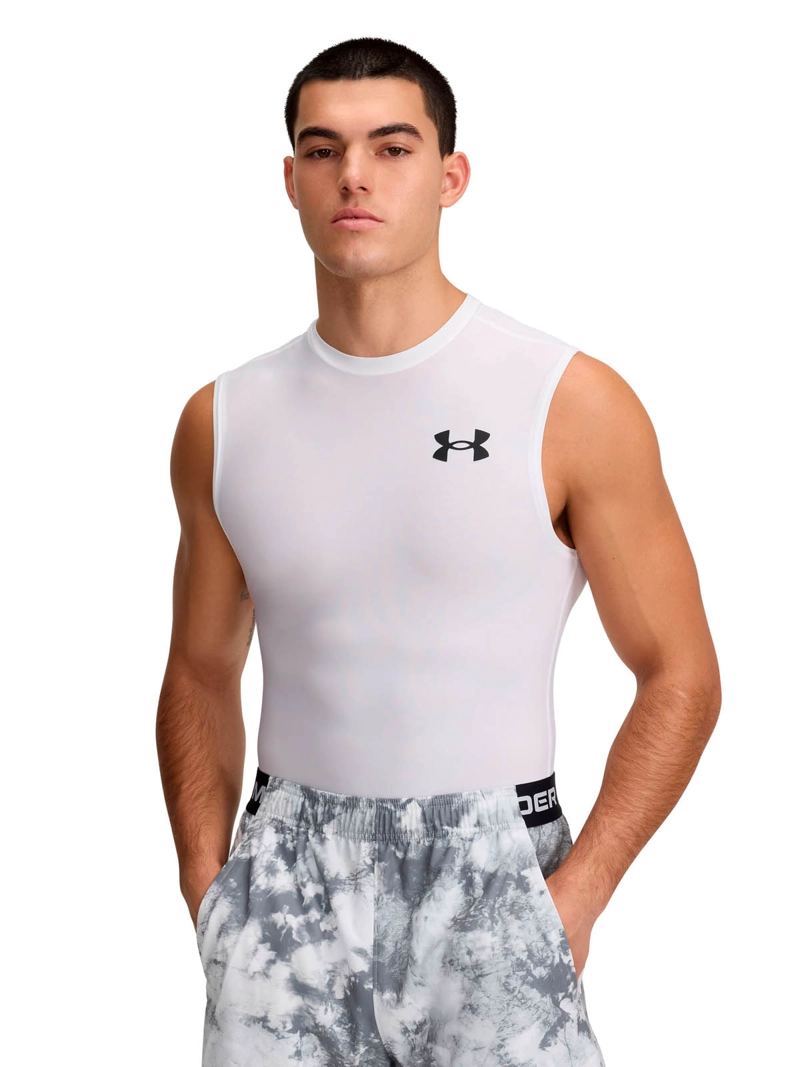 PRIMERA CAPA TRAINING PARA HOMBRE HG BLANCO UA - 1