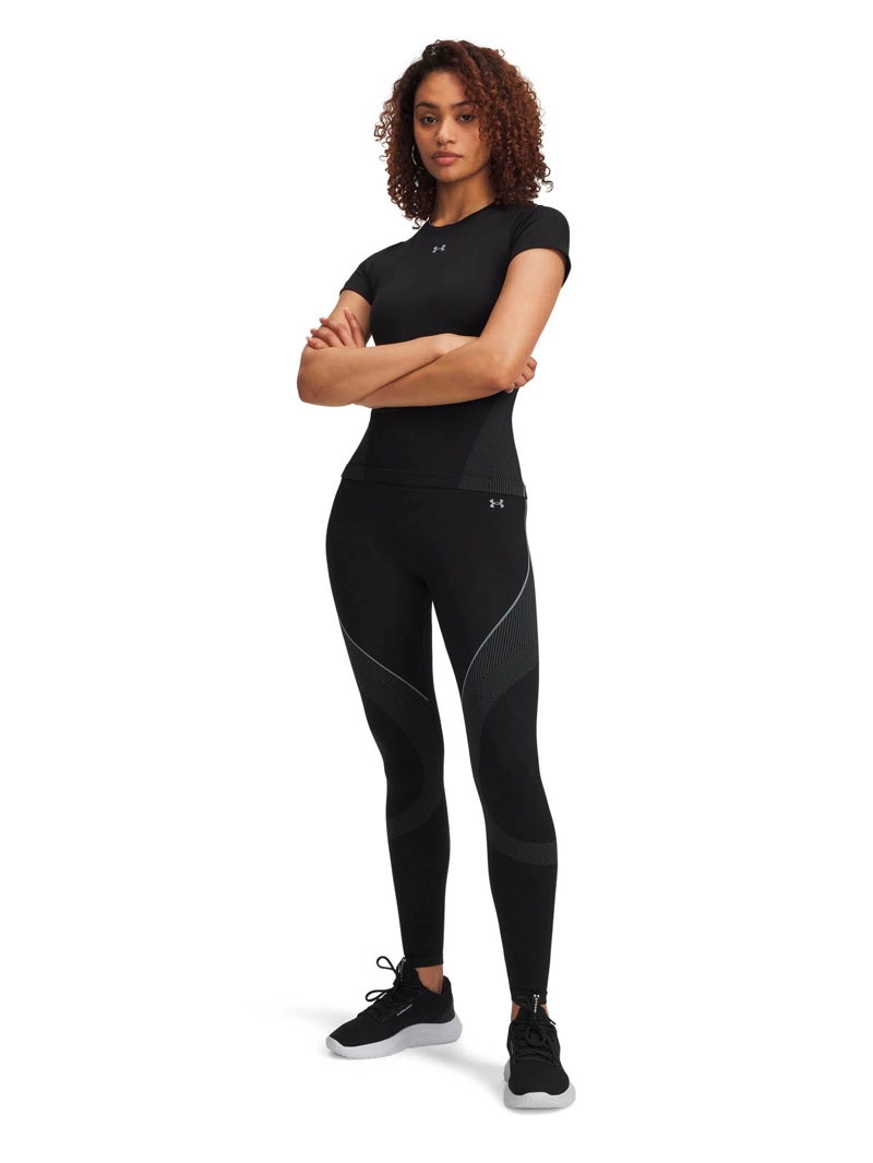 CALZAS TRAINING PARA MUJER VANISH SEAMLESS NEGRO UA - 4