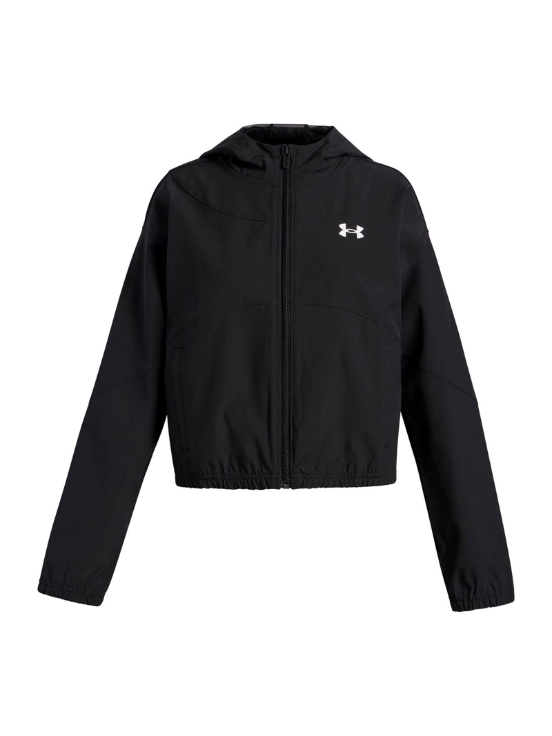 UNDER ARMOUR CHAQUETA LIFESTYLE PARA NIÑA RIVAL WOVEN NEGRO UA
