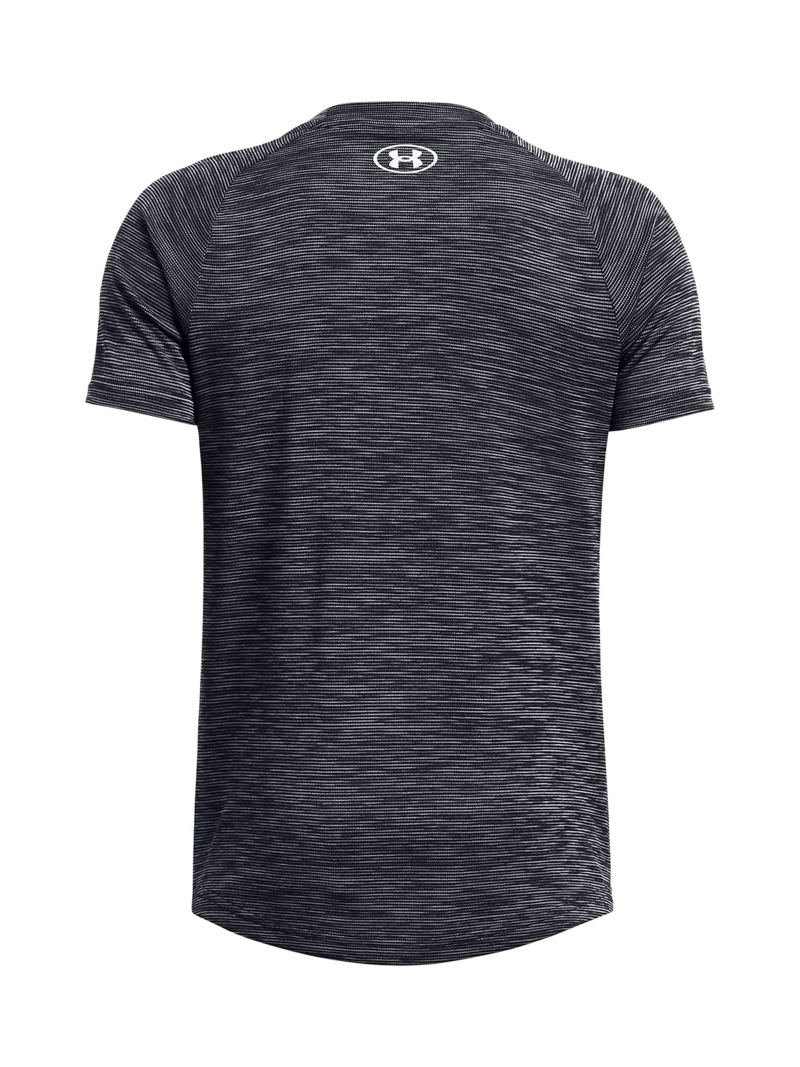 POLERA MANGA CORTA TRAINING PARA NIÑO TECH TEXTURED AZUL UA - 2