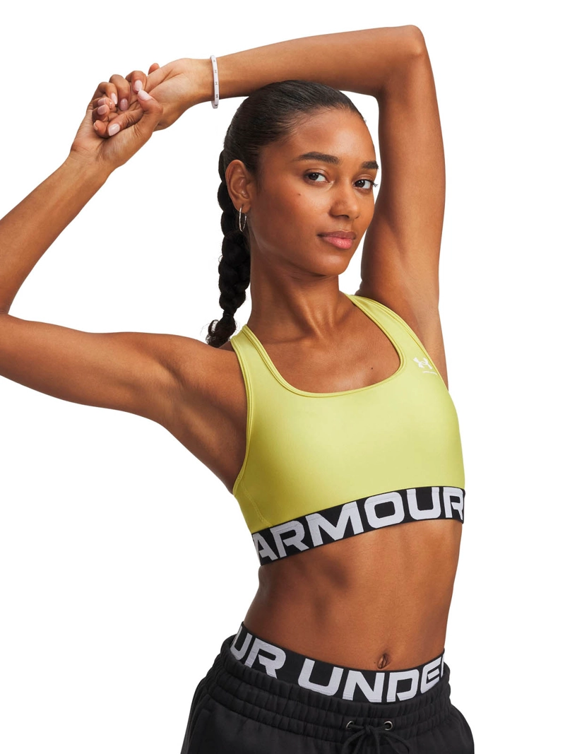 UNDER ARMOUR PETO TRAINING MUJER HEATGEAR ARMOUR BRANDED AMARILLO UA