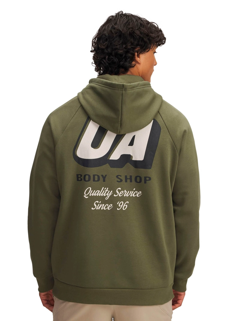 POLERON LIFESTYLE HOMBRE RIVAL HBR LOGO VERDE UA - 2