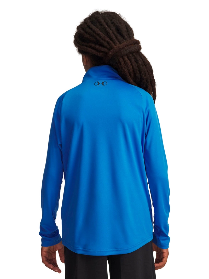 POLERON DE ENTRANAMIENTO  NIÑO TECH 20 ½ ZIP AZUL UA - 5