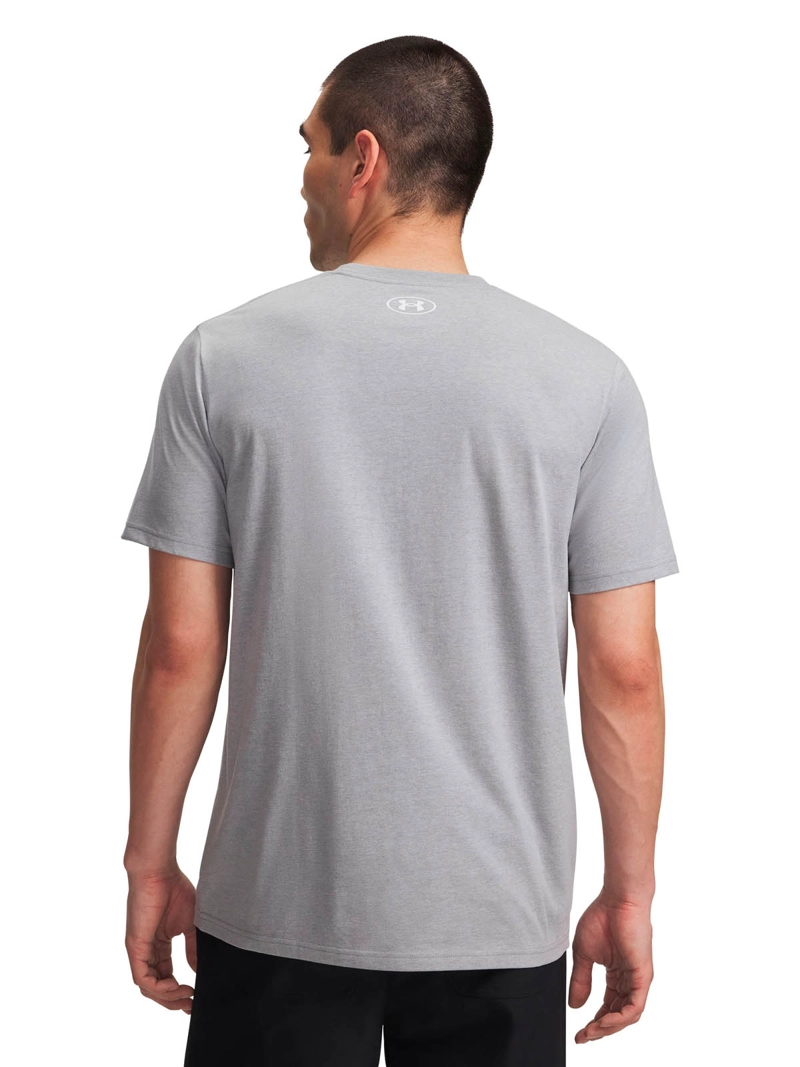 POLERA MANGA CORTA LIFESTYLE PARA HOMBRE LOGO GRIS UA - 2