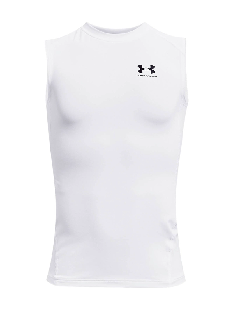 PRIMERA CAPA SUPERIOR PARA NIÑO HEATGEAR BLANCO UA - 1