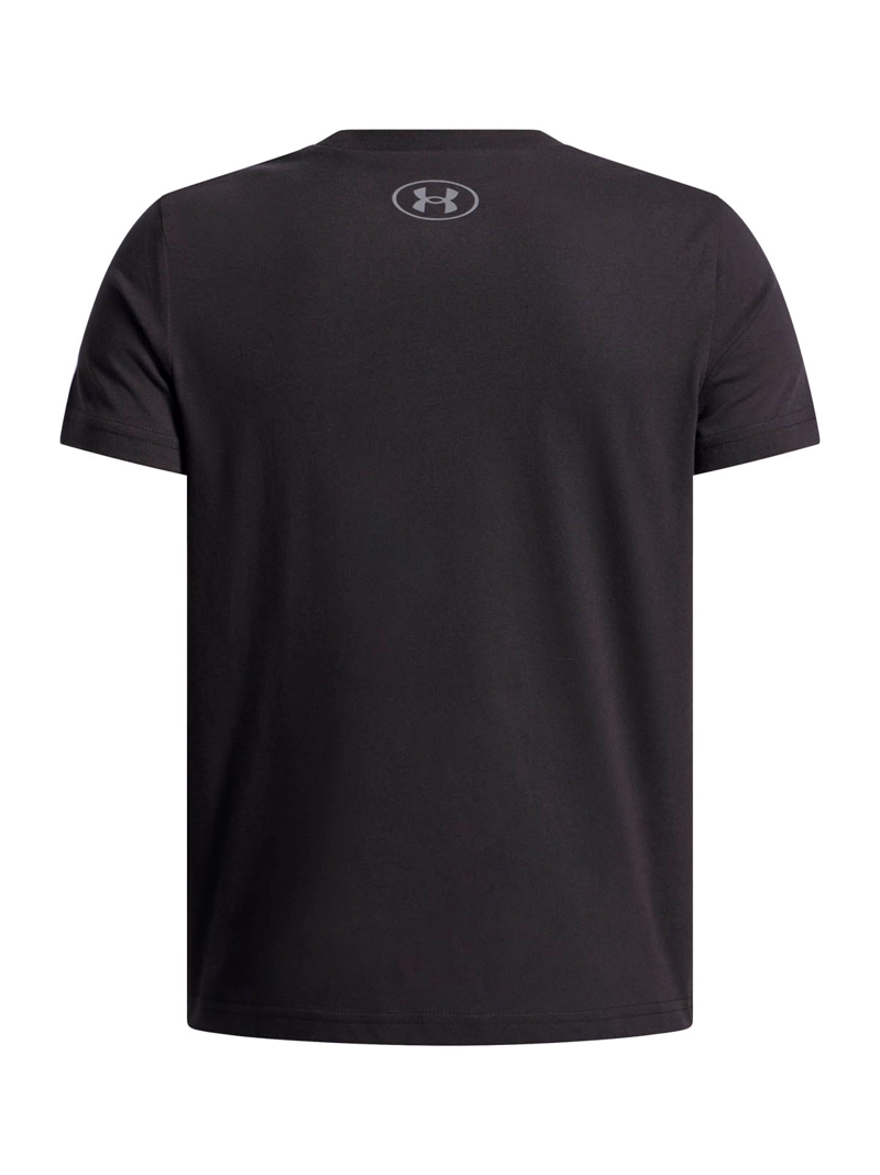 POLERA MANGA CORTA LIFESTYLE PARA NIÑO GL FOUNDATION NEGRO  UA - 2