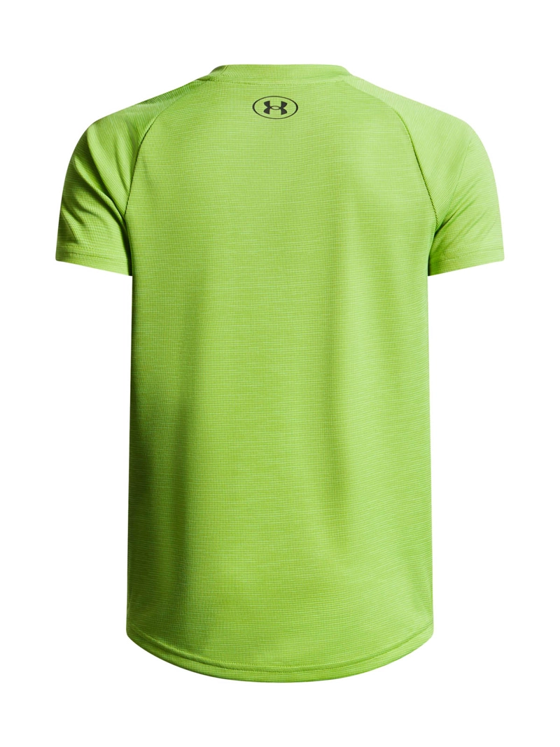 POLERA MANGA CORTA TRAINING PARA HOMBRE TECH TEXTURED VERDE UA - 2