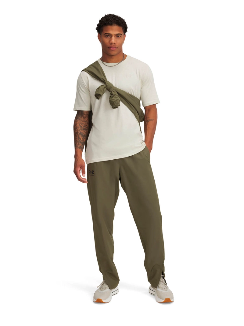 CORTAVIENTO LIFESTYLE PARA HOMBRE RIVAL WOVEN VERDE UA - 4