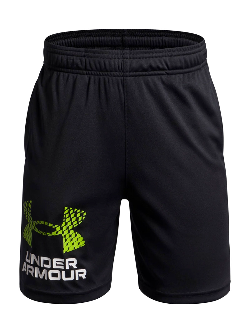 UNDER ARMOUR SHORT TRAINING PARA NIÑO TECH LOGO NEGRO UA