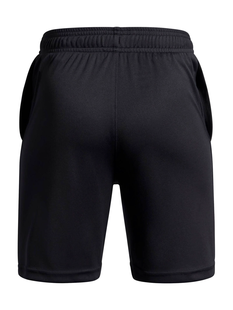 SHORT TRAINING PARA NIÑO TECH LOGO NEGRO UA - 2