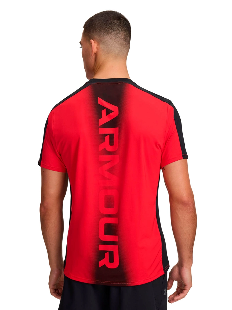 PRIMERA CAPA SUPERIOR MANGA CORTA HOMBRE HEATGEAR ROJO UA - 2