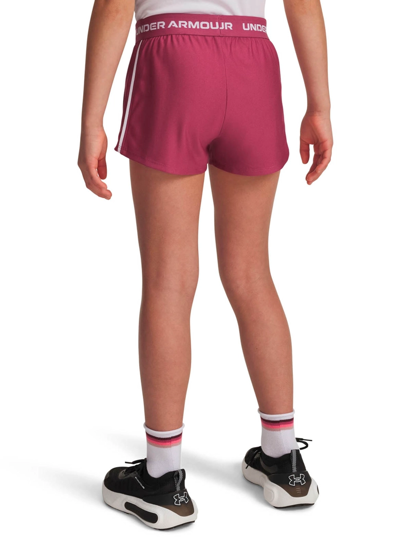 SHORT TRAINING PARA NIÑA TECH ROJO UA - 5