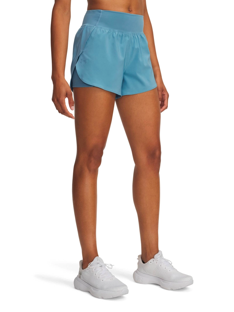SHORT TRAINING PARA MUJER VANISH 2-IN-1 AZUL UA - 1