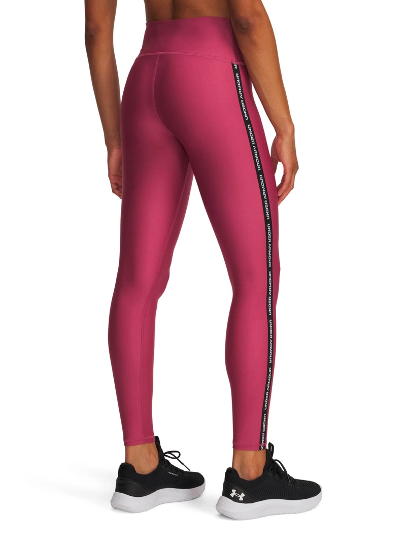 CALZA TRAINING PARA MUJER TECH WORDMARK TAPE ROJO UA - 2