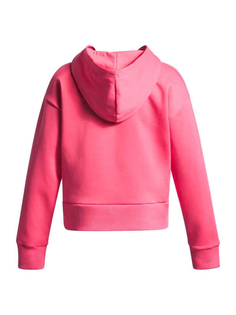 POLERON LIFESTYLE PARA NIÑA RIVAL FLEECE CROP ROSADO UA - 2