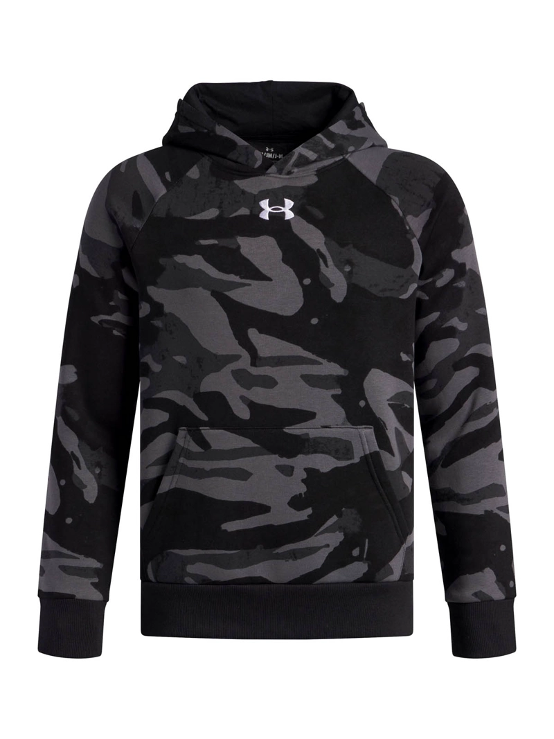 POLERON LIFESTYLE PARA NIÑO RIVAL FLEECE NEGRO UA - 1