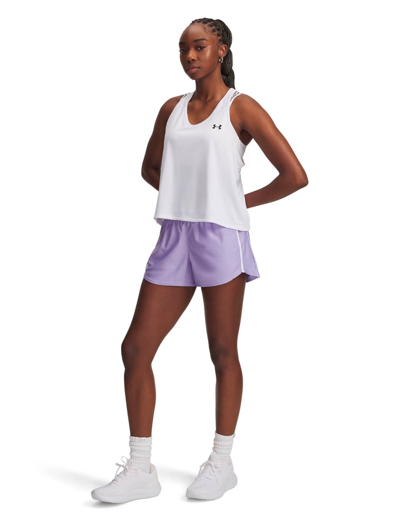 SHORT TRAINING PARA MUJER TECH PLAY UP MORADO UA - 4