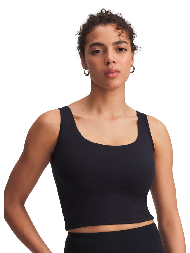POLERA SIN MANGA TRAINING PARA MUJER MOTION NEGRO UA - 1
