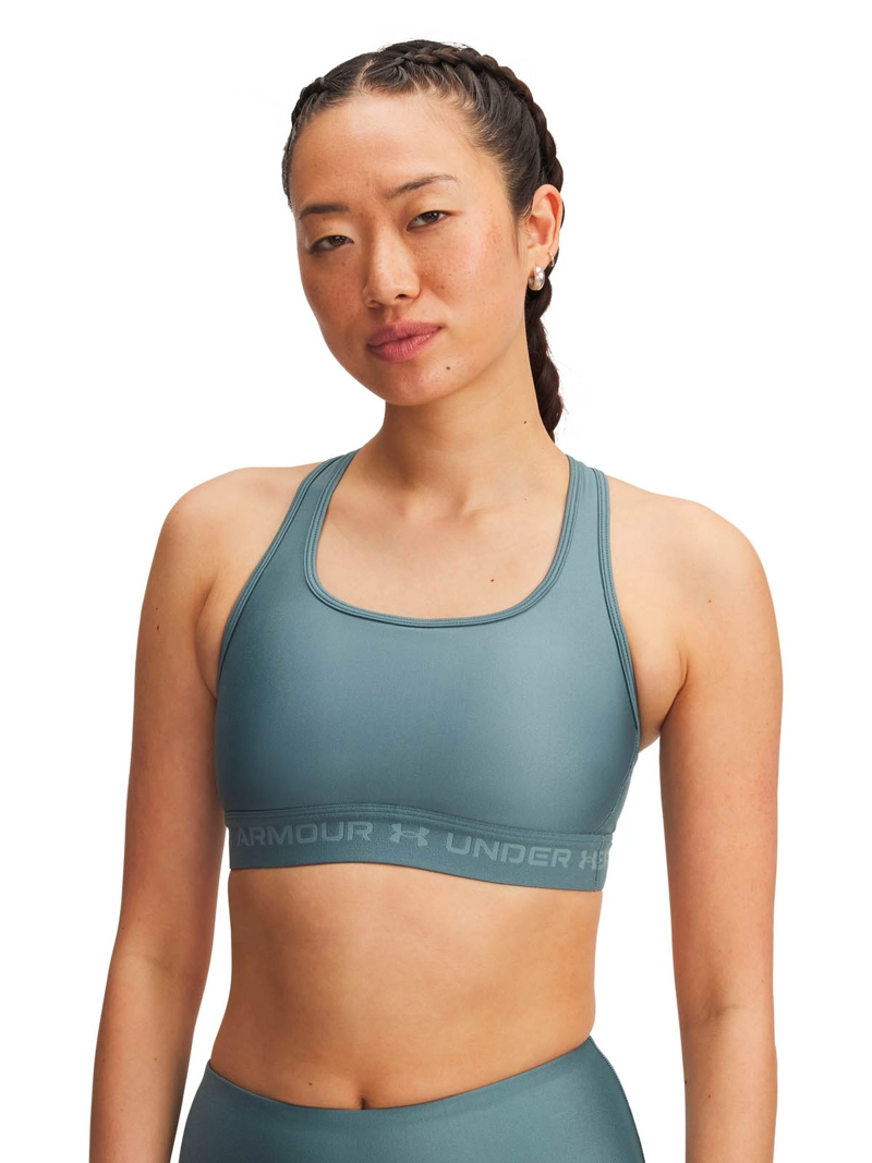 PETO TRAINING PARA MUJER CROSSBACK MID AZUL UA - 3