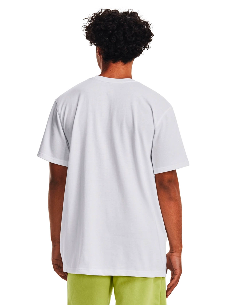 POLERA LIFESTYLE  HOMBRE LOGO EMBROIDERED HW BLANCO UA - 5