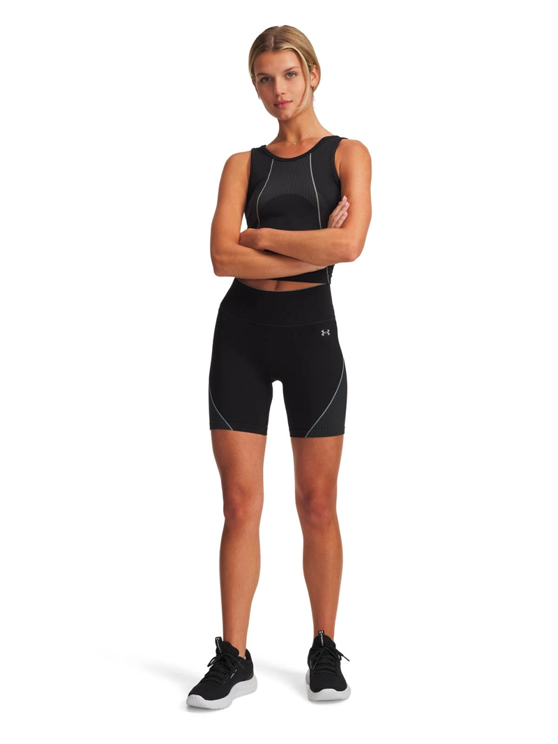 SHORT TRAINING PARA MUJER VANISH SEAMLESS NEGRO UA - 4