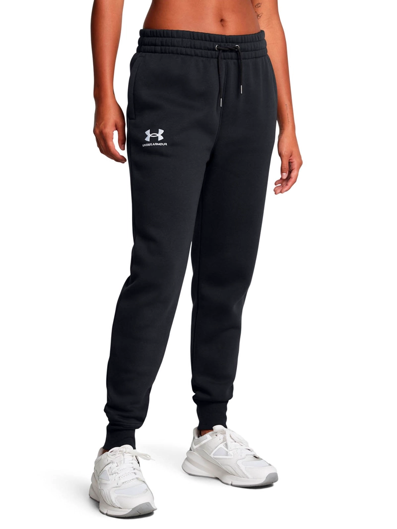 BUZO LIFESTYLE PARA MUJER ICON FLEECE NEGRO UA - 4