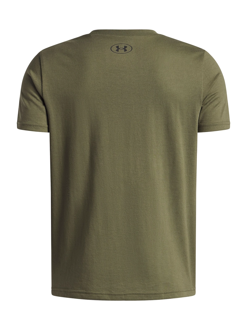 POLERA MANGA CORTA LIFESTYLE PARA NIÑO LEFT CHEST VERDE UA - 2